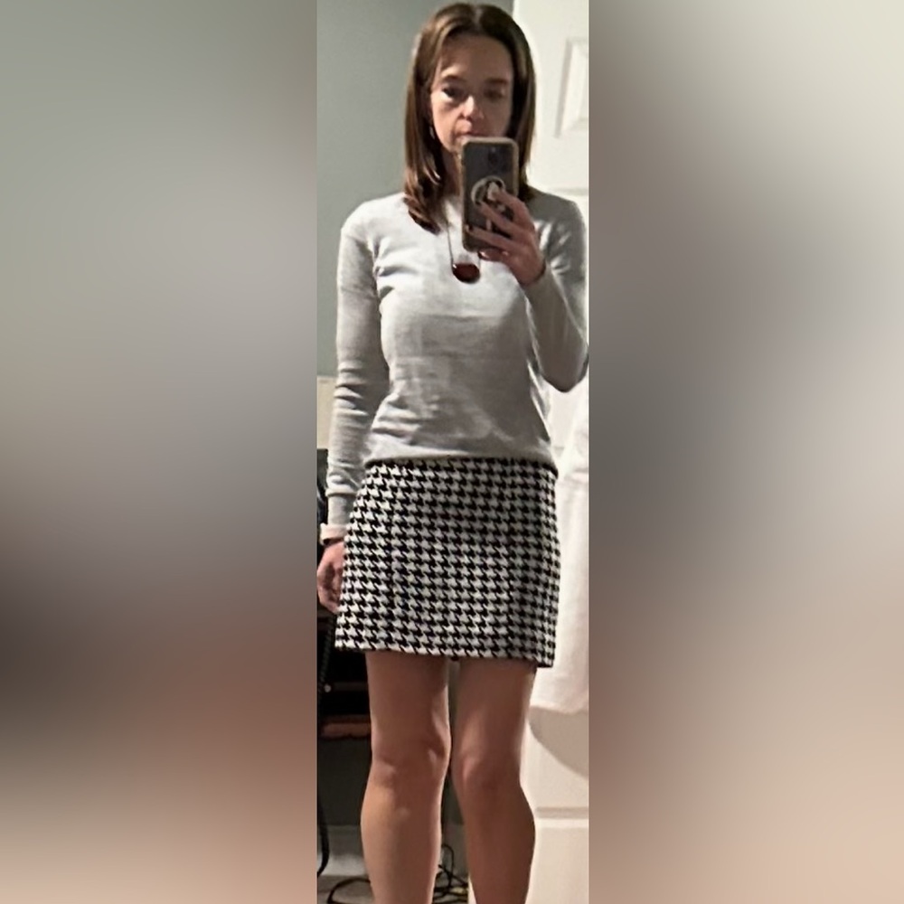 Favorite Daughter Black and White Houndstooth Mini Skirt - never worn! - Picture 4 of 4